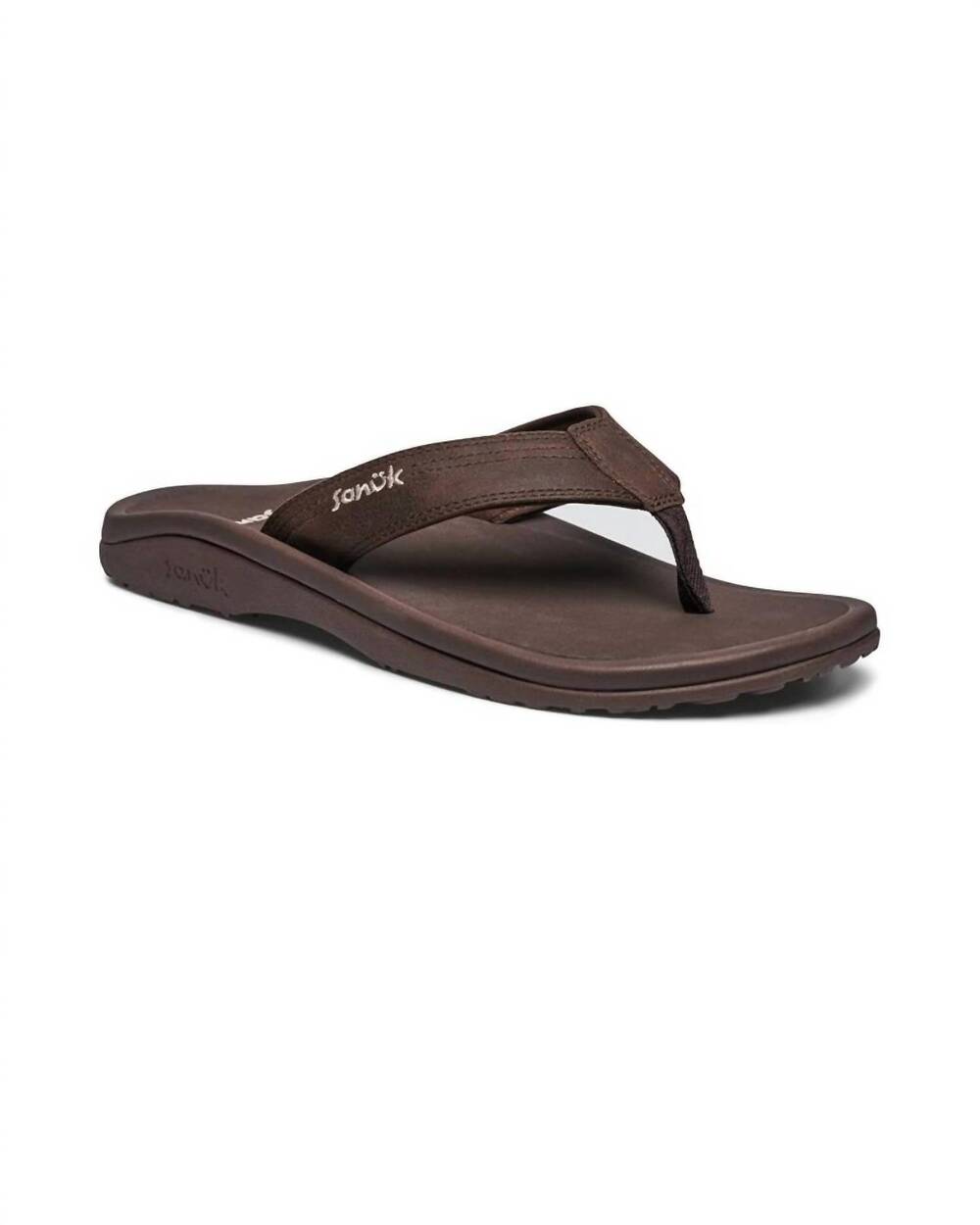 NEW SANUK men's on the rocks sandal in brown